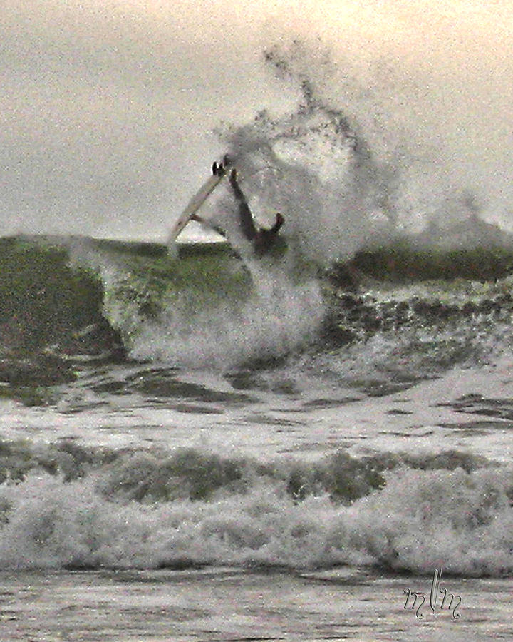 Surfer Photograph - Alley-oop 1 by Marie Morrisroe
