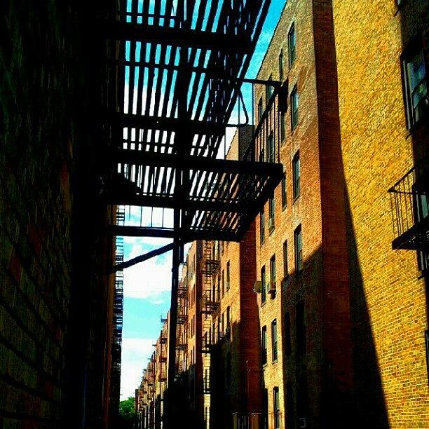 Shadows Photograph - #alleys And #shadows. #bronx by Radiofreebronx Rox