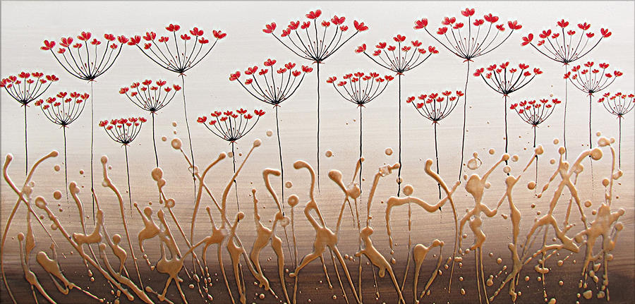 Allium Dance Painting by Amanda Dagg