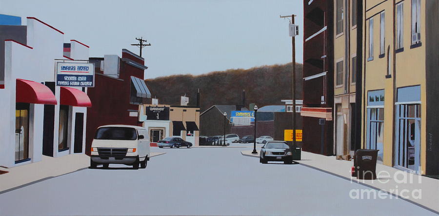 Cincinnati Painting - Allston And Madison by Dan Lockaby