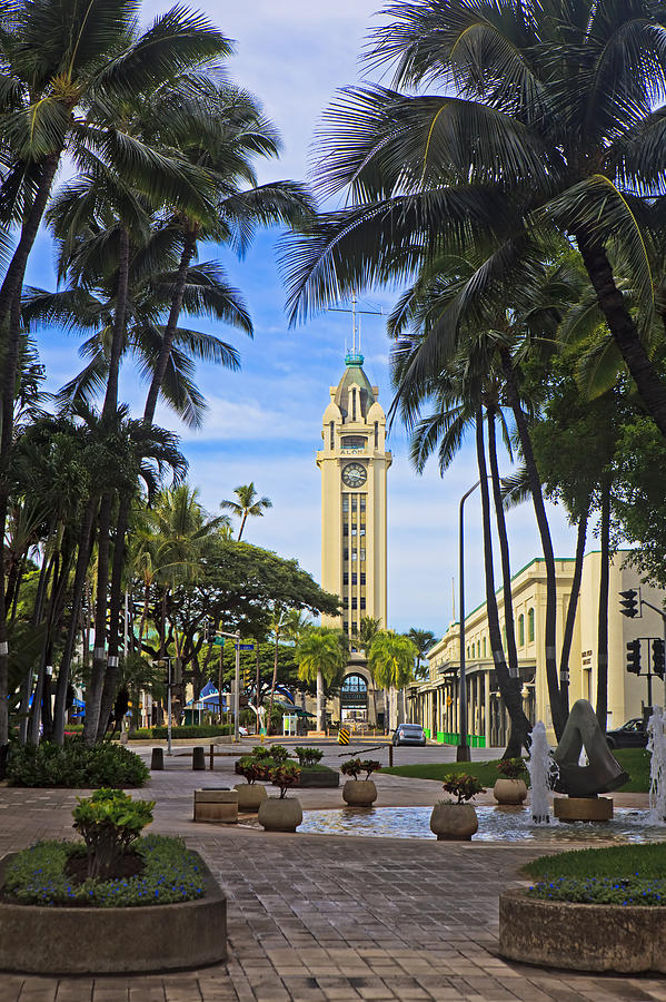 Aloha Tower II Photograph by Tomas del Amo