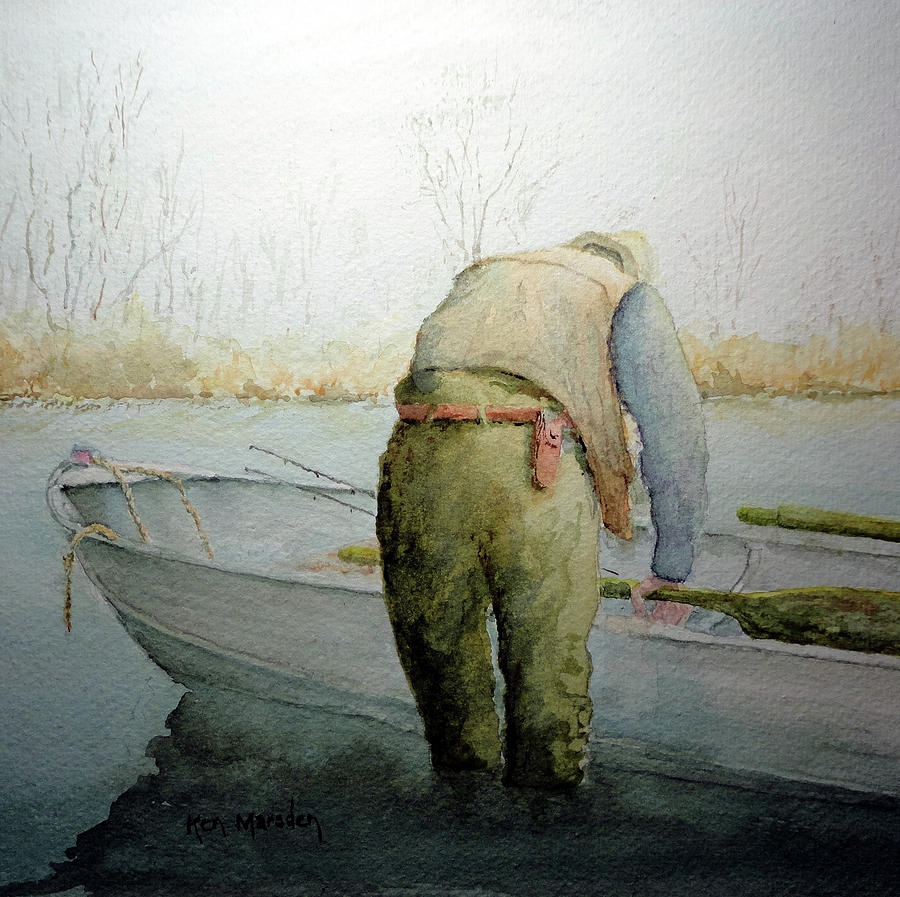Alone  Painting by Ken Marsden