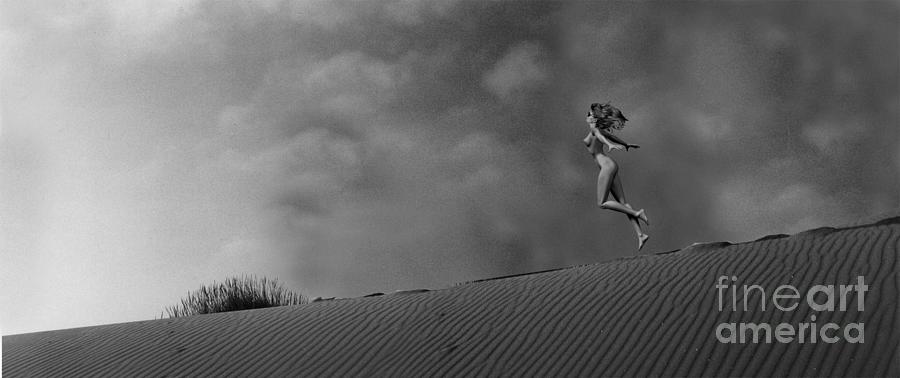 Nude Photograph - Alone on an August Dune by Broken  Soldier