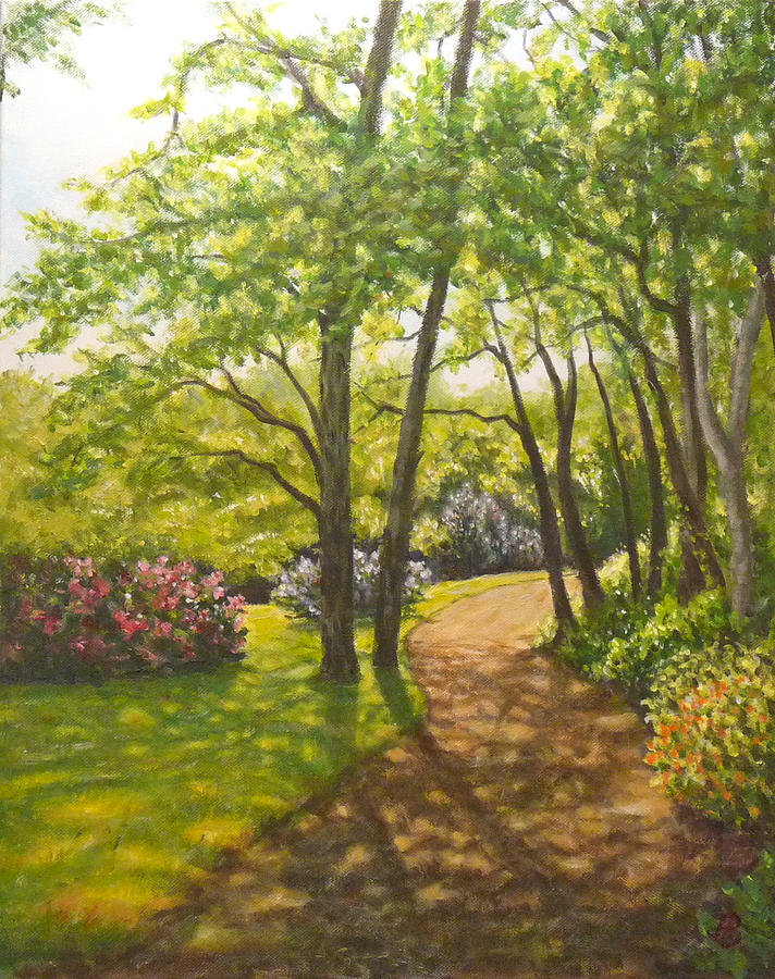Along the Path Painting by Joe Bergholm