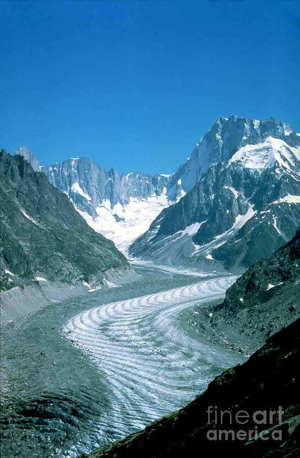 Alpine Glacier Photograph by Ted Kinsman