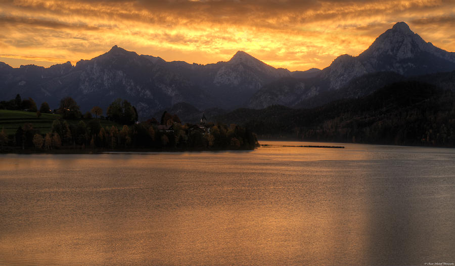 Alps Sunrise Photograph by Ryan Wyckoff