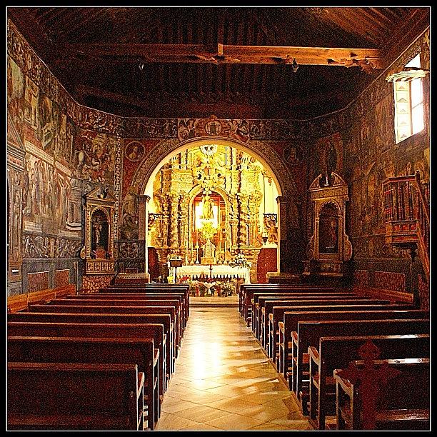 Architecture Photograph - Altar At Monasterio Santa Eulalia Near by Polly Rhodes