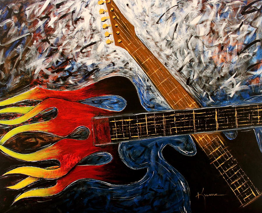 Always About Music Painting by Kume Bryant