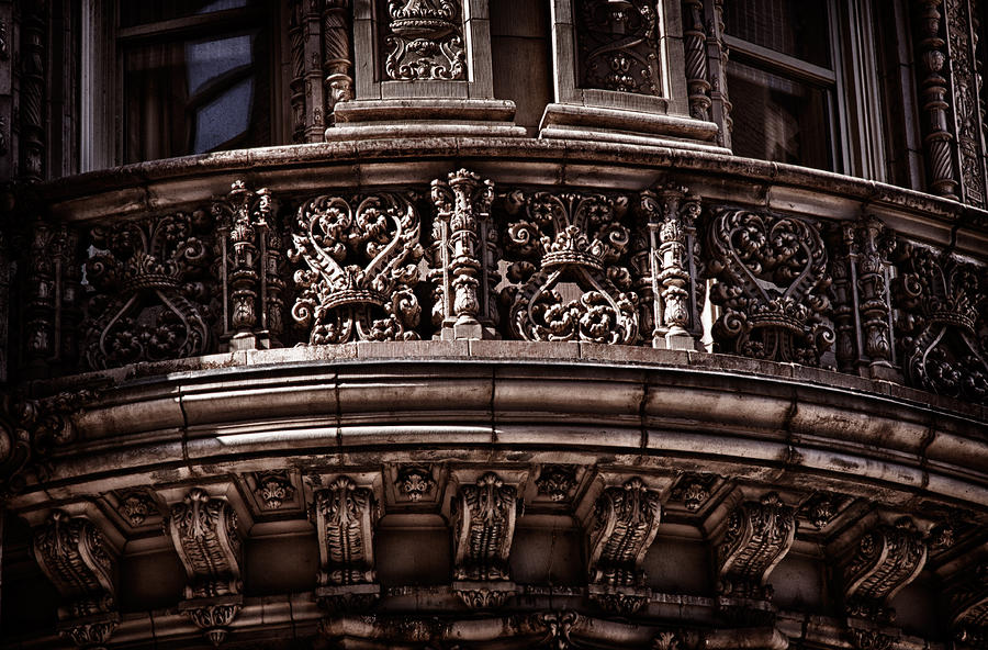 Alwyn Court Building Detail Photograph by Val Black Russian Tourchin