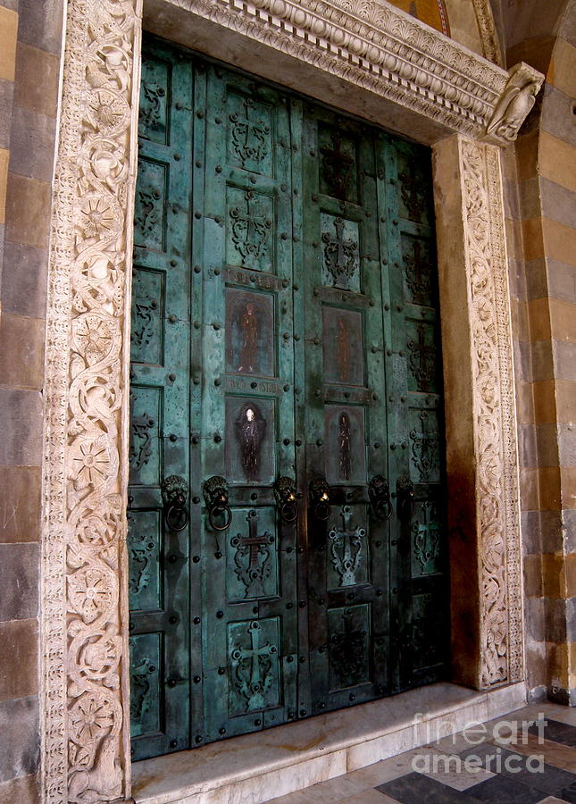Amalfi Cathedral Bronze Doors Photograph by Tatyana Searcy