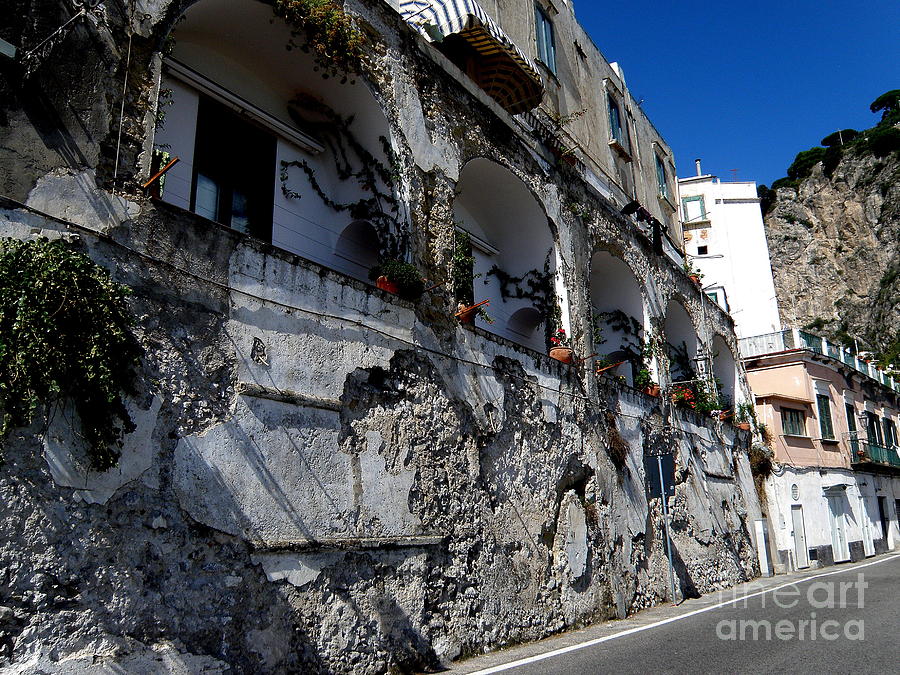 Amalfi Street  2 Photograph by Tatyana Searcy