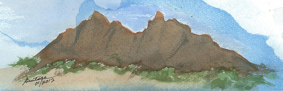 Death Valley National Park Painting - Amargosa Memories by Joel Deutsch