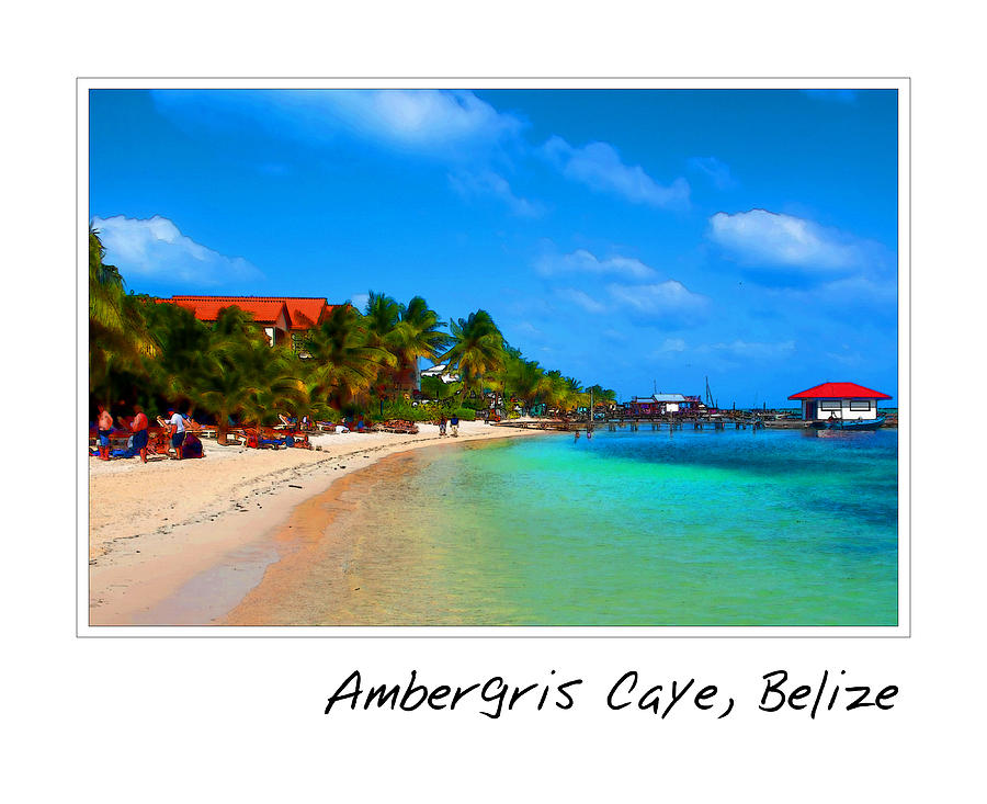 Architecture Photograph - Ambergris Caye Belize by Brandon Bourdages