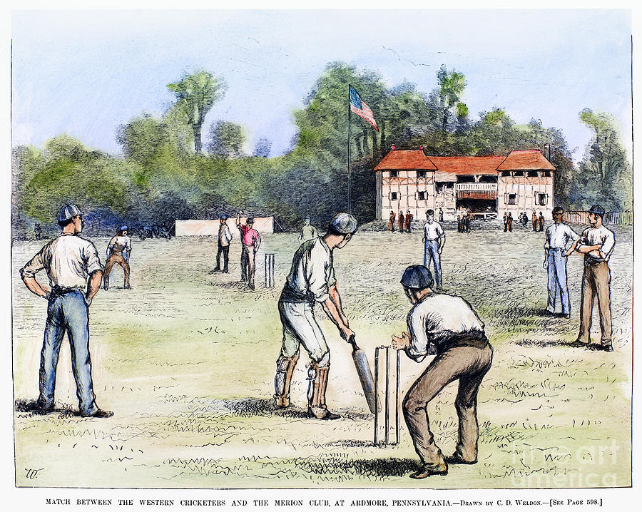 Cricket Photograph - American Cricket, 1882 by Granger