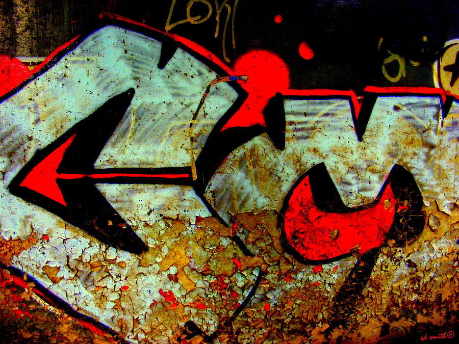 American Graffiti 14 - GM Is Crumbling Photograph by Edward Smith
