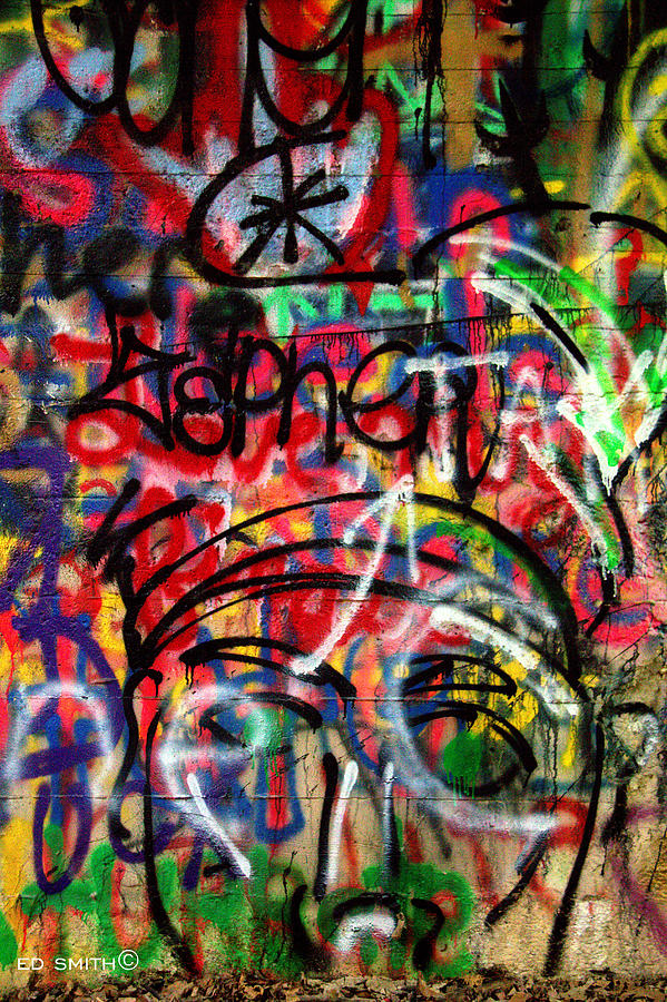 American Graffiti 18- Ninja Nerd Photograph by Edward Smith