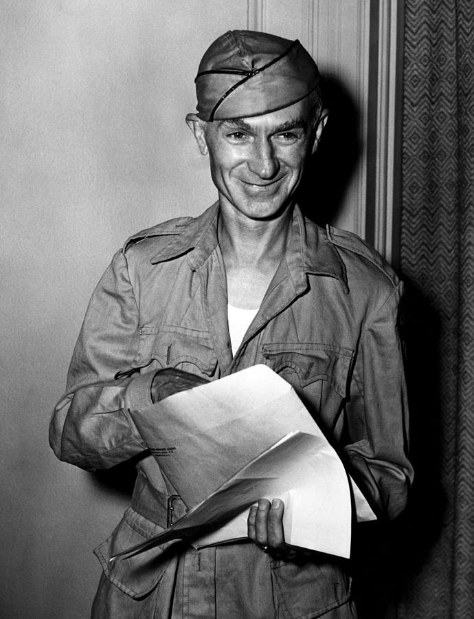 American Journalist Ernie Pyle, 1940s by Everett