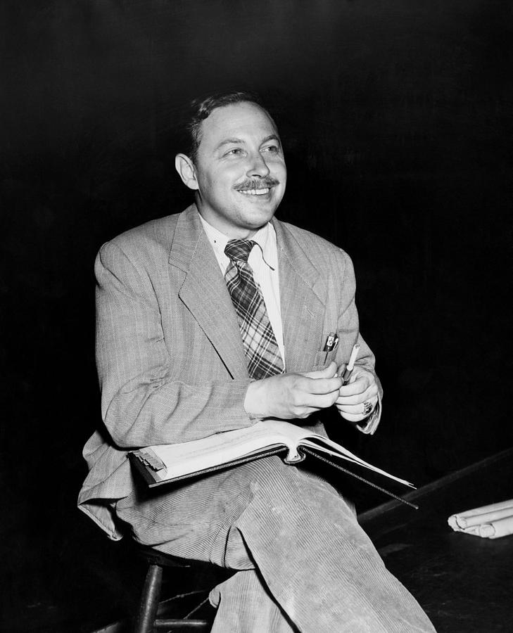 American Playwright Tennessee Williams by Everett.