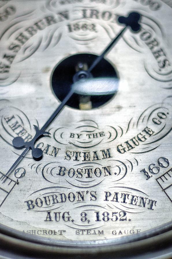 Steam Photograph - American Steam Gauge by Scott Wyatt