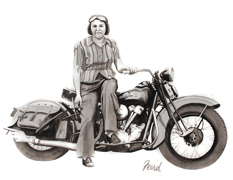 American Woman Painting by Ferrel Cordle