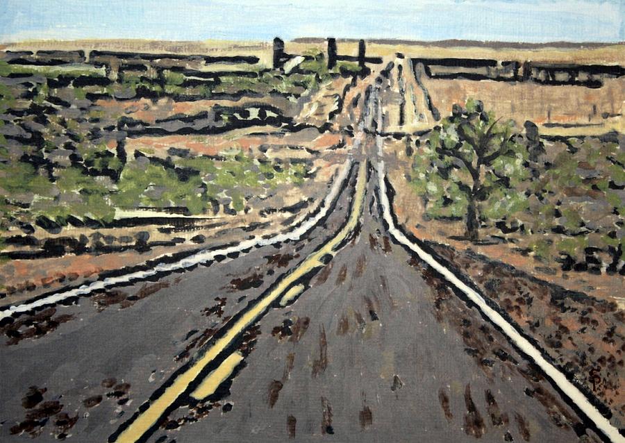 Americana No.11 Rural Road No.1 Painting by Sheri Parris