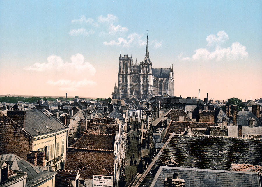Castle Photograph - Amiens - France - View from the Belfrey by International  Images