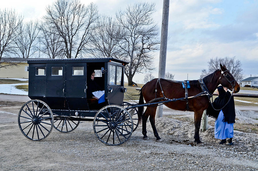 Amish Women Photograph by Brenda Becker - Fine Art America