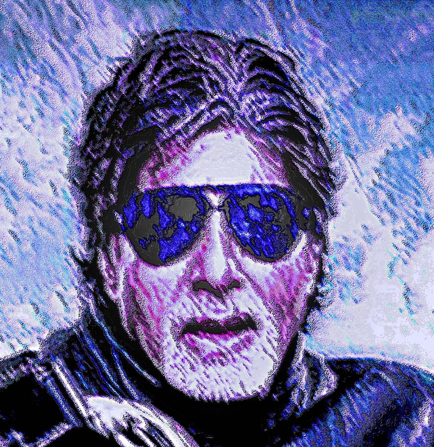 Amitabh Bachchan - Hero of all Times Painting by Piety Dsilva