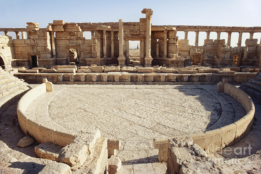 Amphitheater At Palmyra Photograph by Katrina Thomas