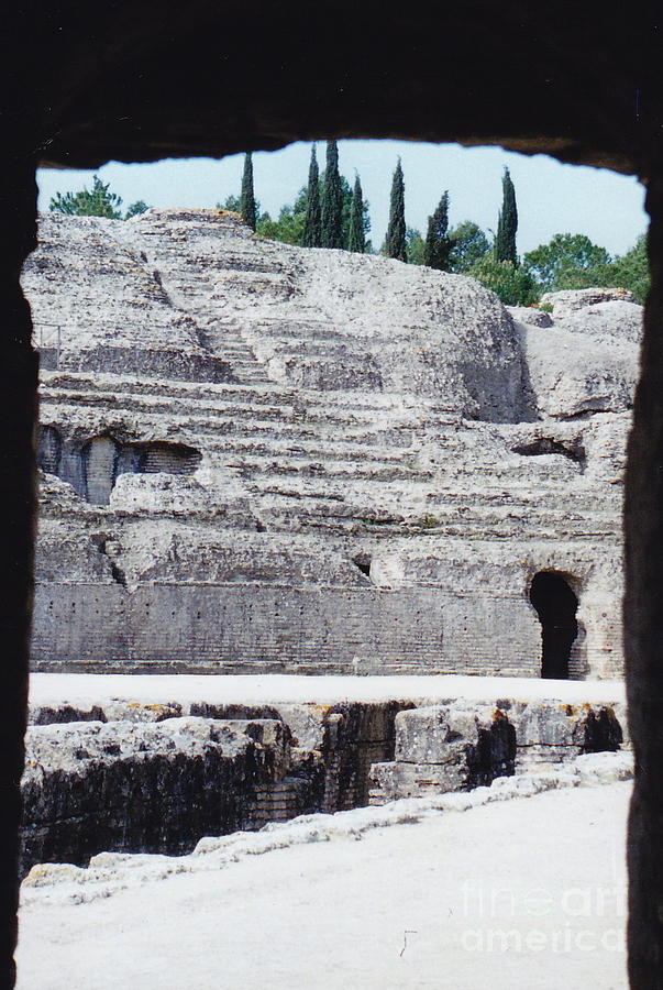 Amphitheatre Seating Photograph by Barbara Plattenburg