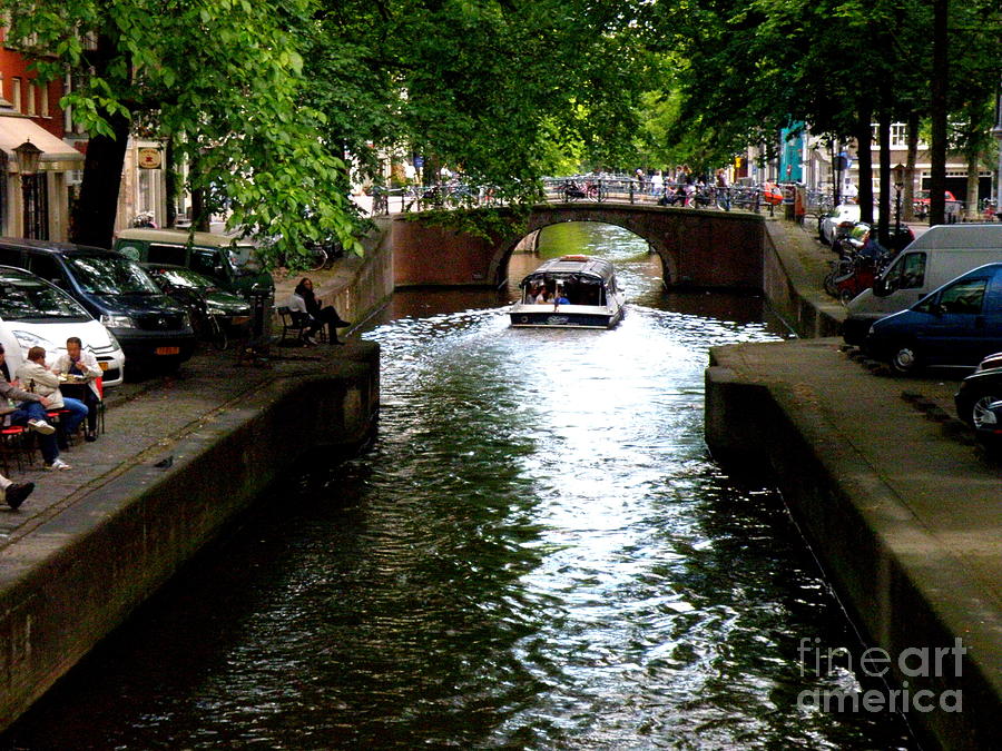 Amsterdam by Boat Photograph by Lainie Wrightson
