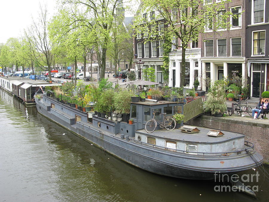 Spring Photograph - Amsterdam in Spring 01 by Ausra Huntington nee Paulauskaite