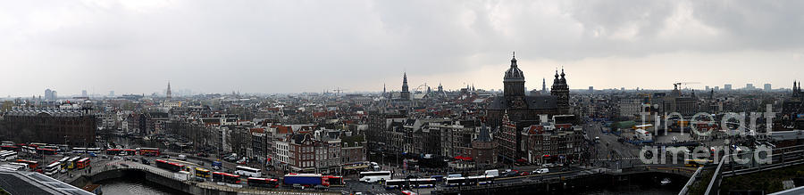 City Photograph - Amsterdam Panorama by Kelsey Horne
