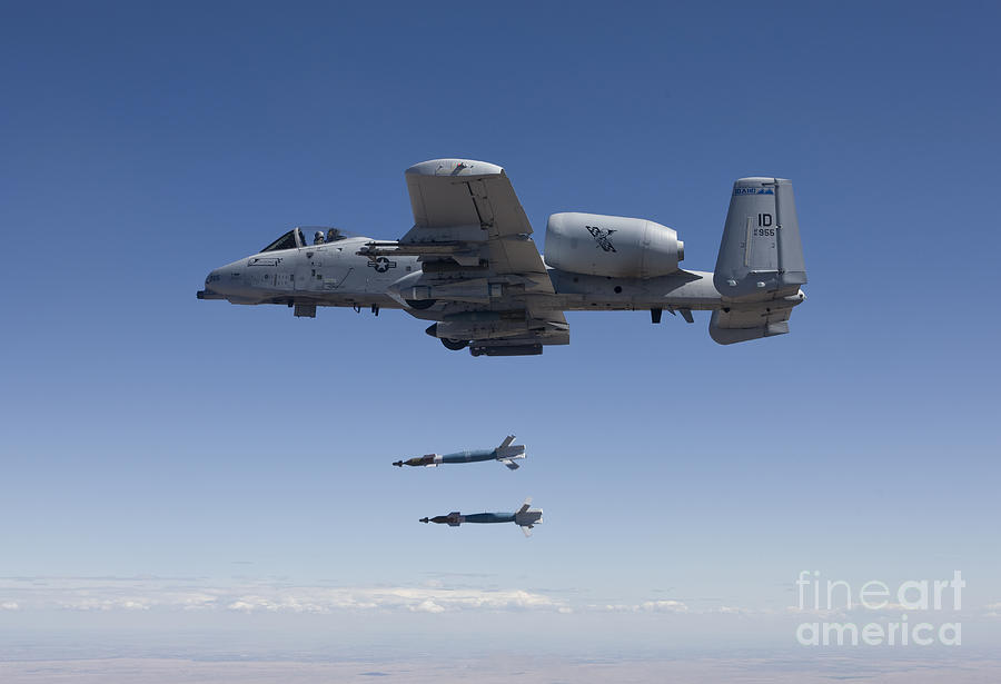 An A-10c Thunderbolt Releases Two Photograph by HIGH-G Productions
