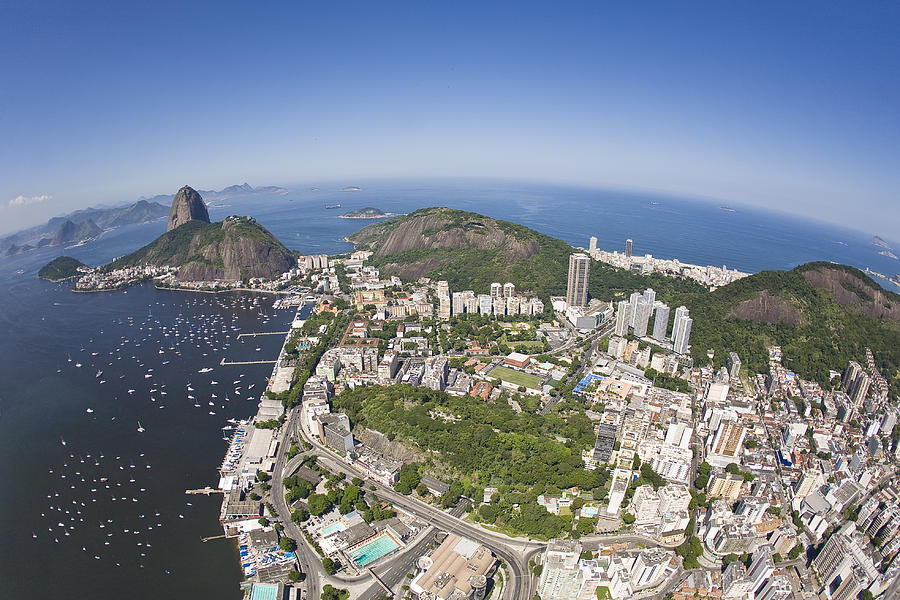 An Aerial View Of Rio De Janeiro Photograph by Mike Theiss