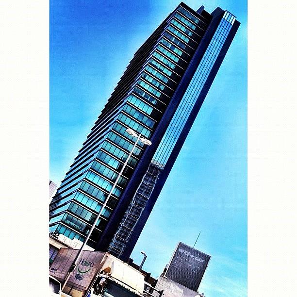 Architecture Photograph - An Angle Shot Of One Of The Buildings by Julianna Rivera-Perruccio