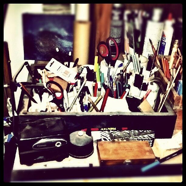 An Artists Tools Photograph by Natalia D