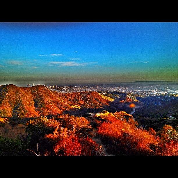 Mountain Photograph - An Awesome #photo Of #losangeles From by Ray Jay