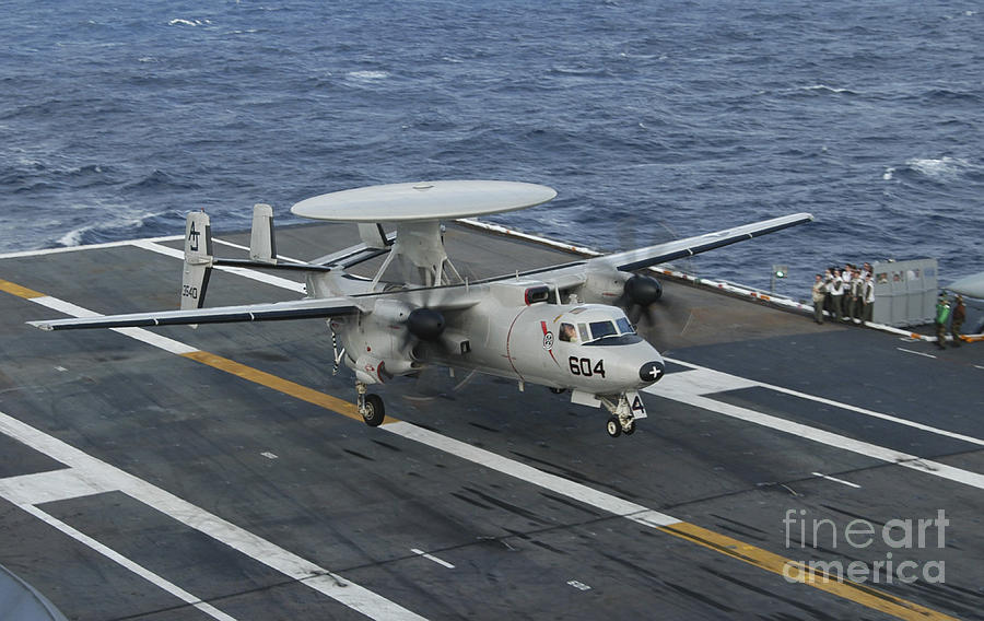 An E-2c Hawkeye Is Recovered Photograph by Stocktrek Images