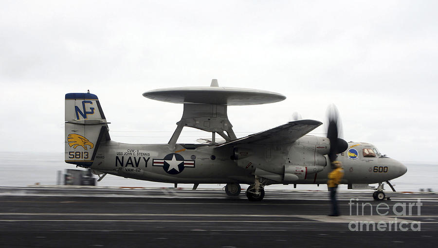 An E-2c Hawkeye Launches Photograph by Stocktrek Images