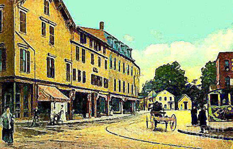 An Early Diner In North Adams Ma In 1905 Painting by Dwight Goss Pixels