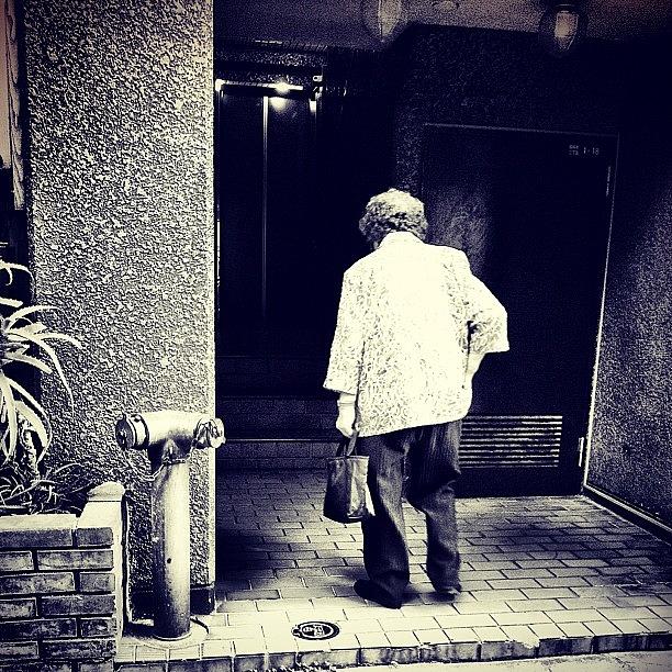 City Photograph - An Elderly Japanese Lady... Tokyo by Julianna Rivera-Perruccio