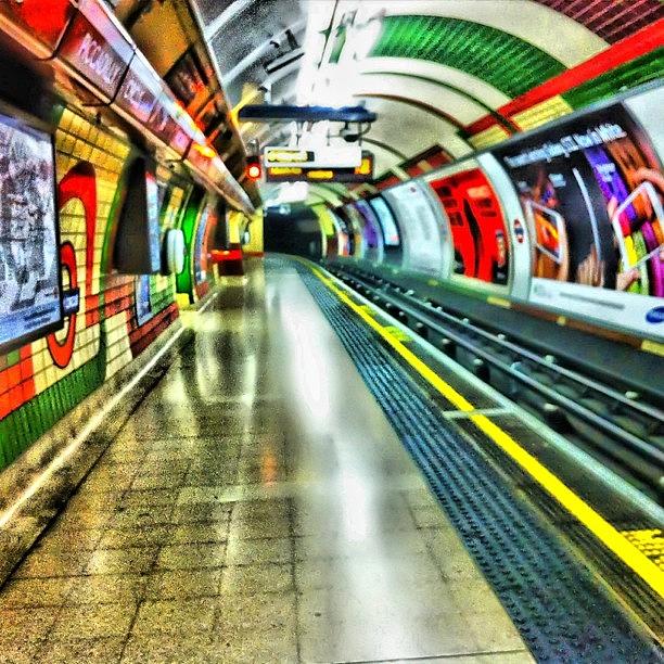 An Empty Bond Street Station At Photograph by Richard Jackson