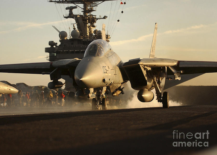 An F-14b Tomcat  Launches Photograph by Stocktrek Images