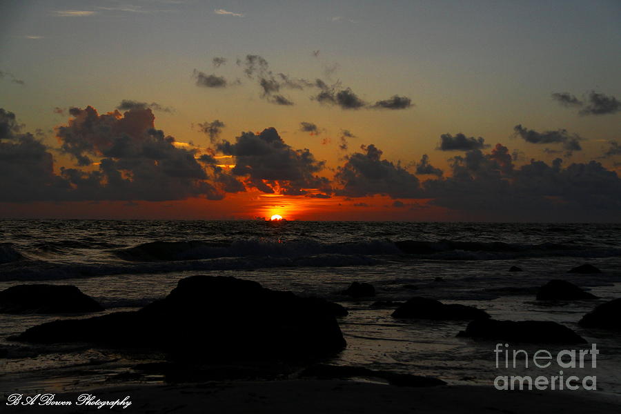 An Indian Shores Sunset Photograph by Barbara Bowen
