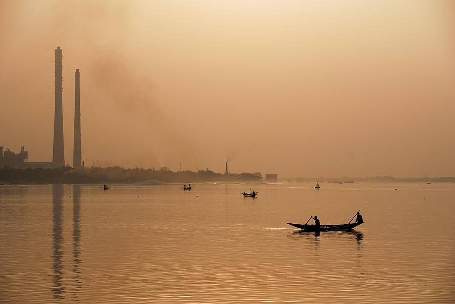 An Industrial Sunset Photograph by Fotosas Photography