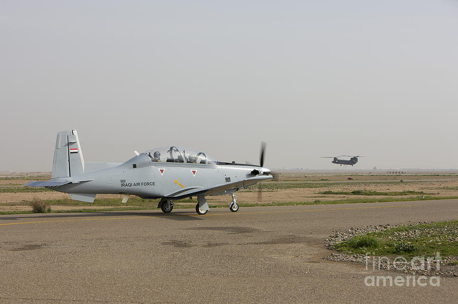 An Iraqi Air Force T-6 Texan Trainer Photograph by Terry Moore