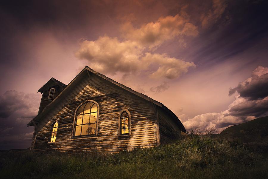 An Isolated Rural Building Photograph by Darren Greenwood