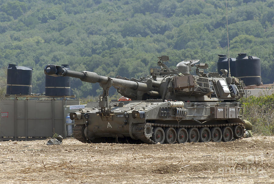 An M109 Self-propelled Howitzer Photograph by Andrew Chittock