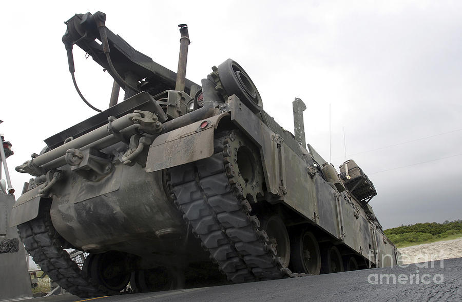 An M88a2 Hercules Recovery Vehicle Photograph by Stocktrek Images